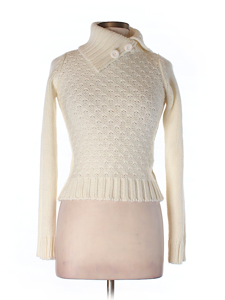 Zara 100% Acrylic Beige Pullover Sweater Size M - photo 1