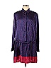 Thakoon Collective 100% Polyester Blue Cinched Front Shirtdress Size 8 - photo 1