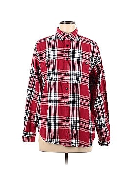 Basic Editions Long Sleeve Button-Down Shirt (view 1)