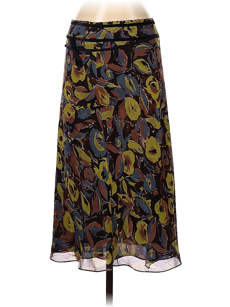 Etcetera 100% Polyester Floral Brown Casual Skirt Size 4 - 85% off ...