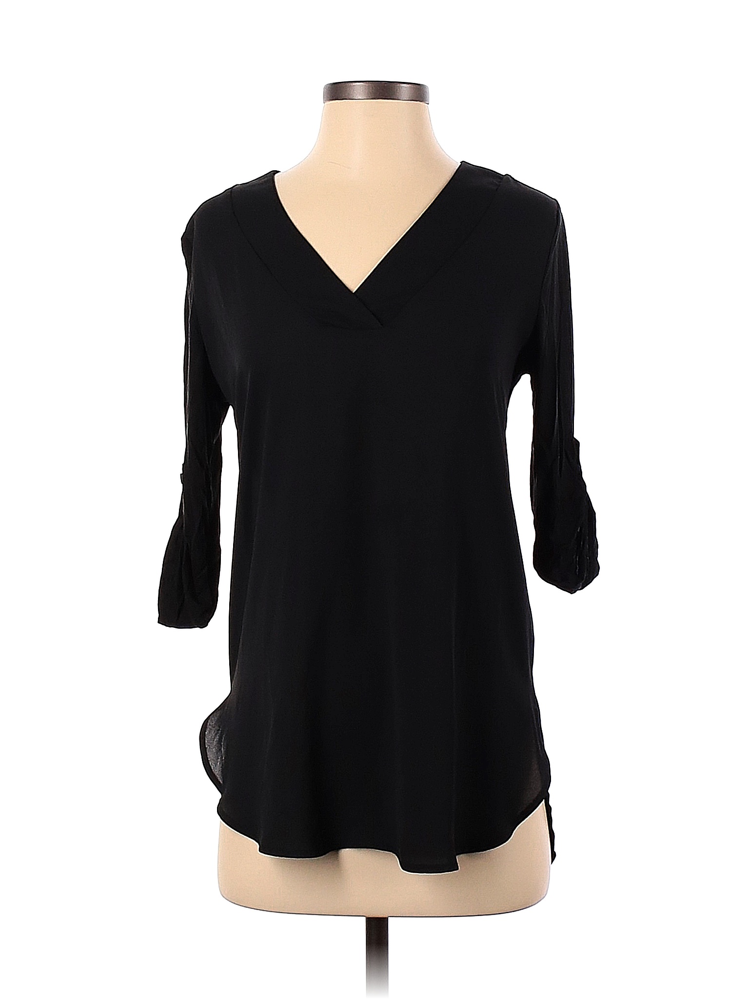 Blouse Blanche Brodée Soho JEANS NY&CO - Femme Taille S - Manches 3/4 Boho