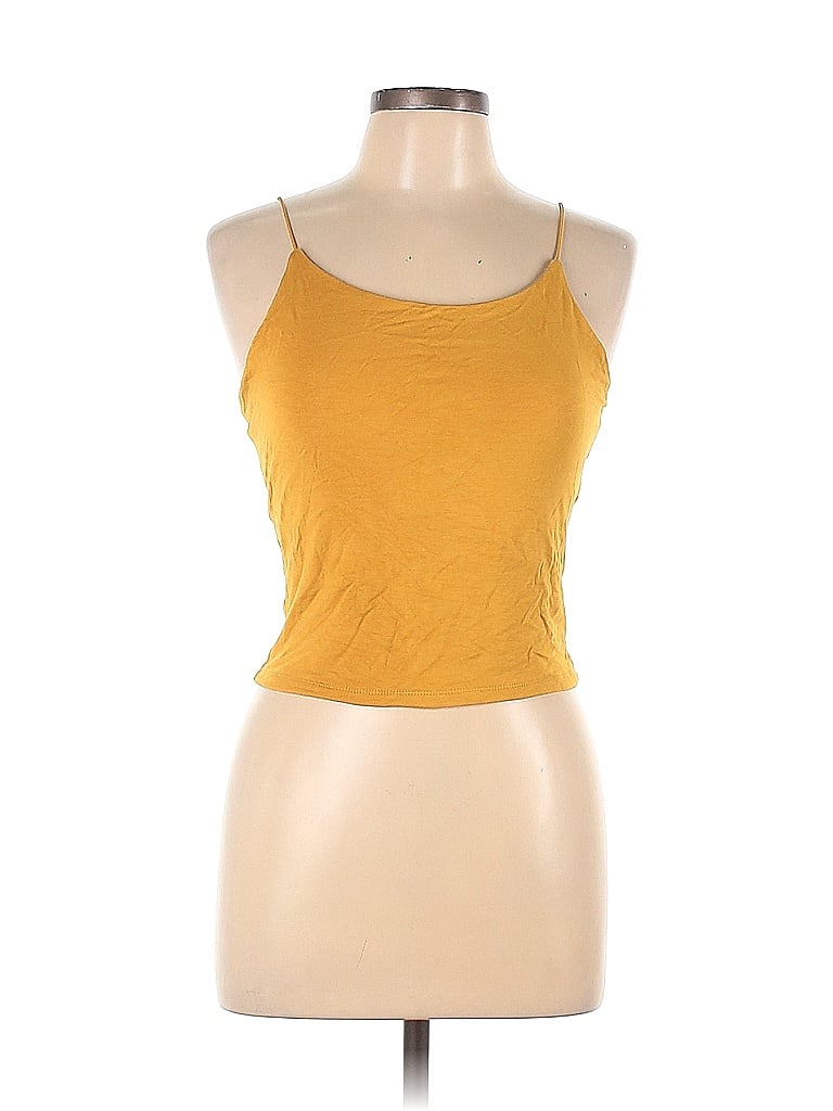 Mandee Colored Yellow Tank Top Size L - 72% off | thredUP