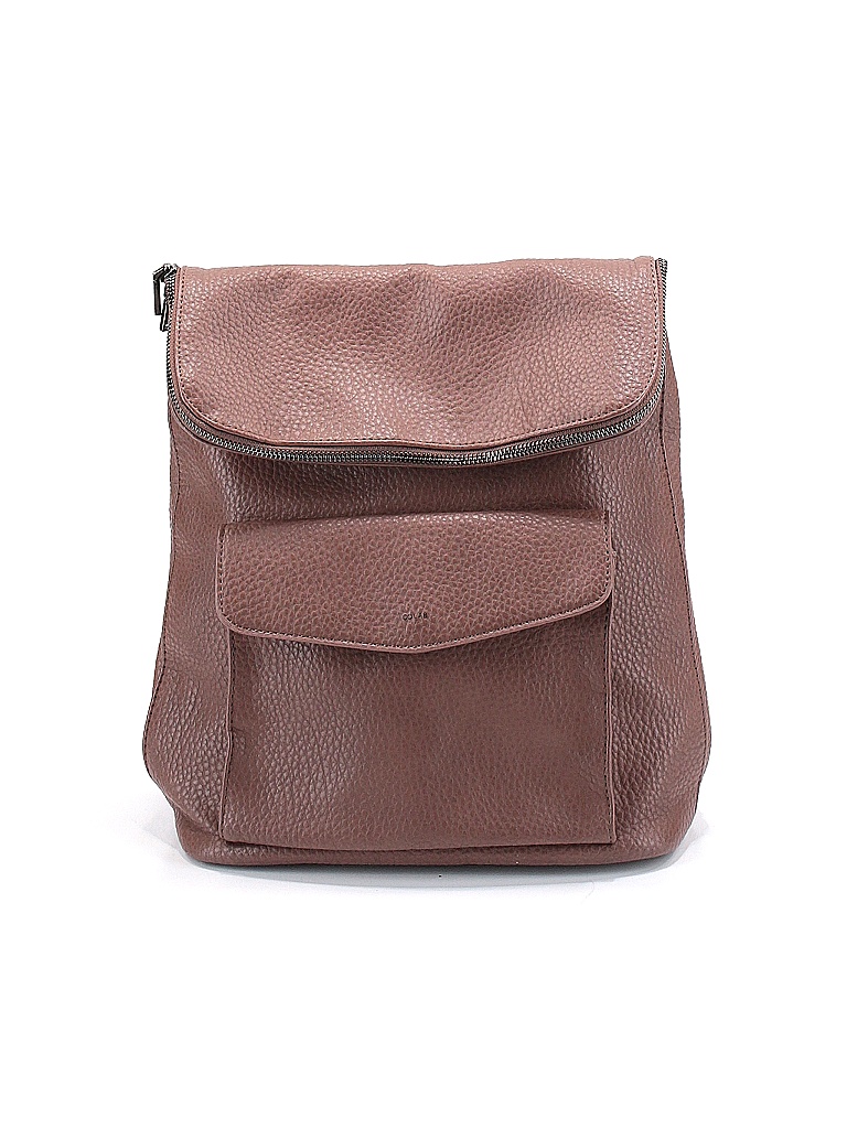 CoLab 100 Pvc Solid Brown Backpack One Size 51 off thredUP