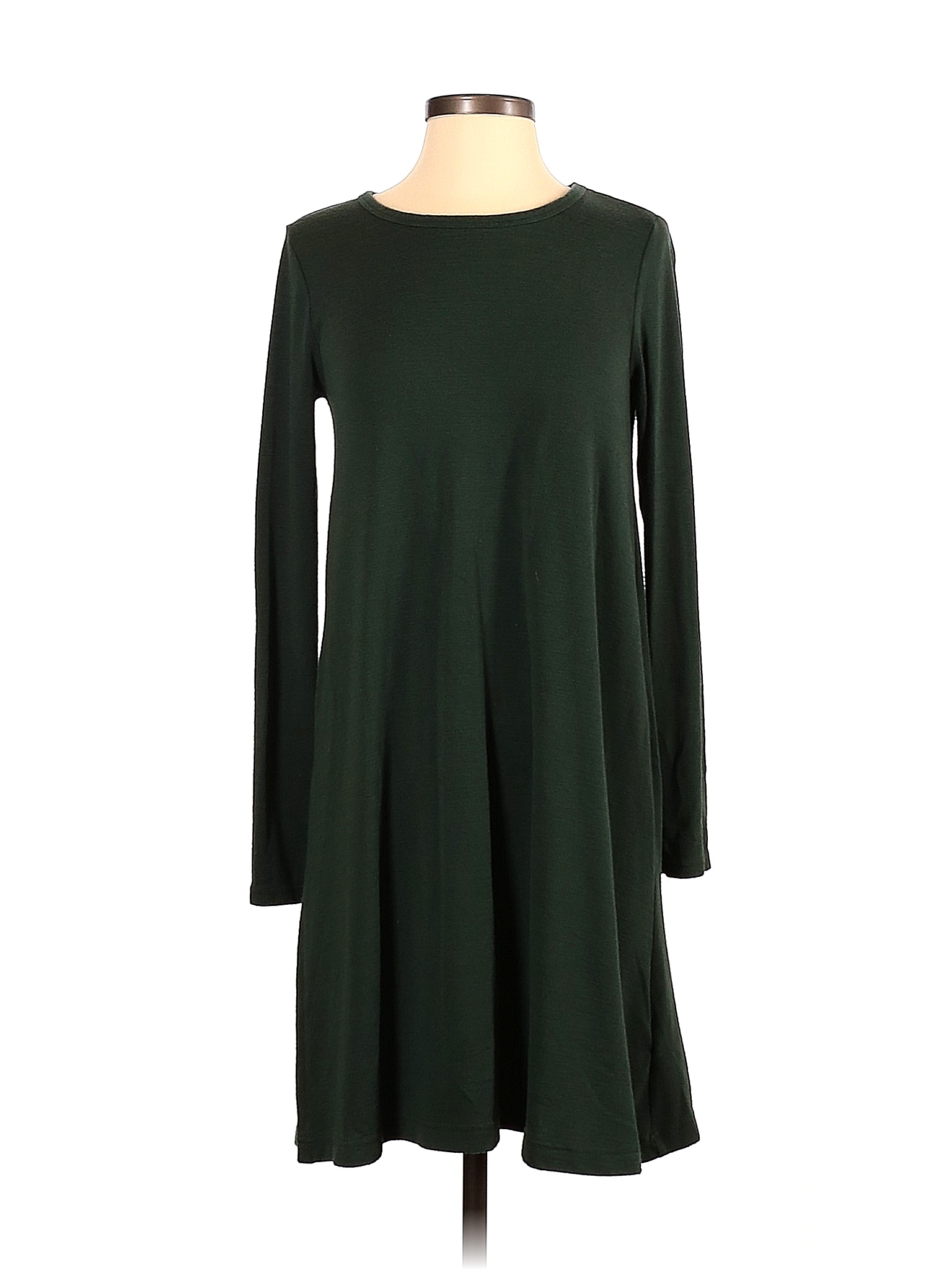 Gap Solid Green Casual Dress Size S - 74% off | thredUP