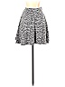 Super Dry Marled Solid Chevron-herringbone Gray Casual Skirt Size XS - photo 1