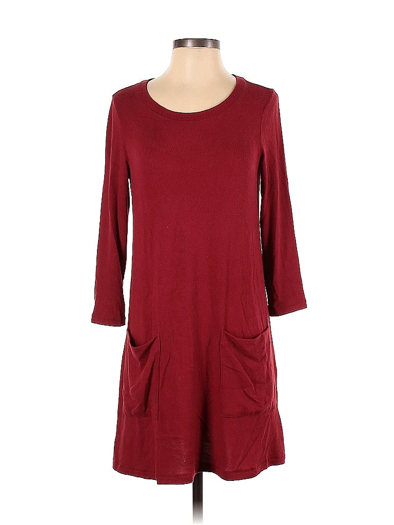 Abercrombie & Fitch Burgundy Red Casual Dress Size S - photo 1