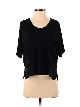 Zara W&B Collection Short Sleeve Blouse (view 1)