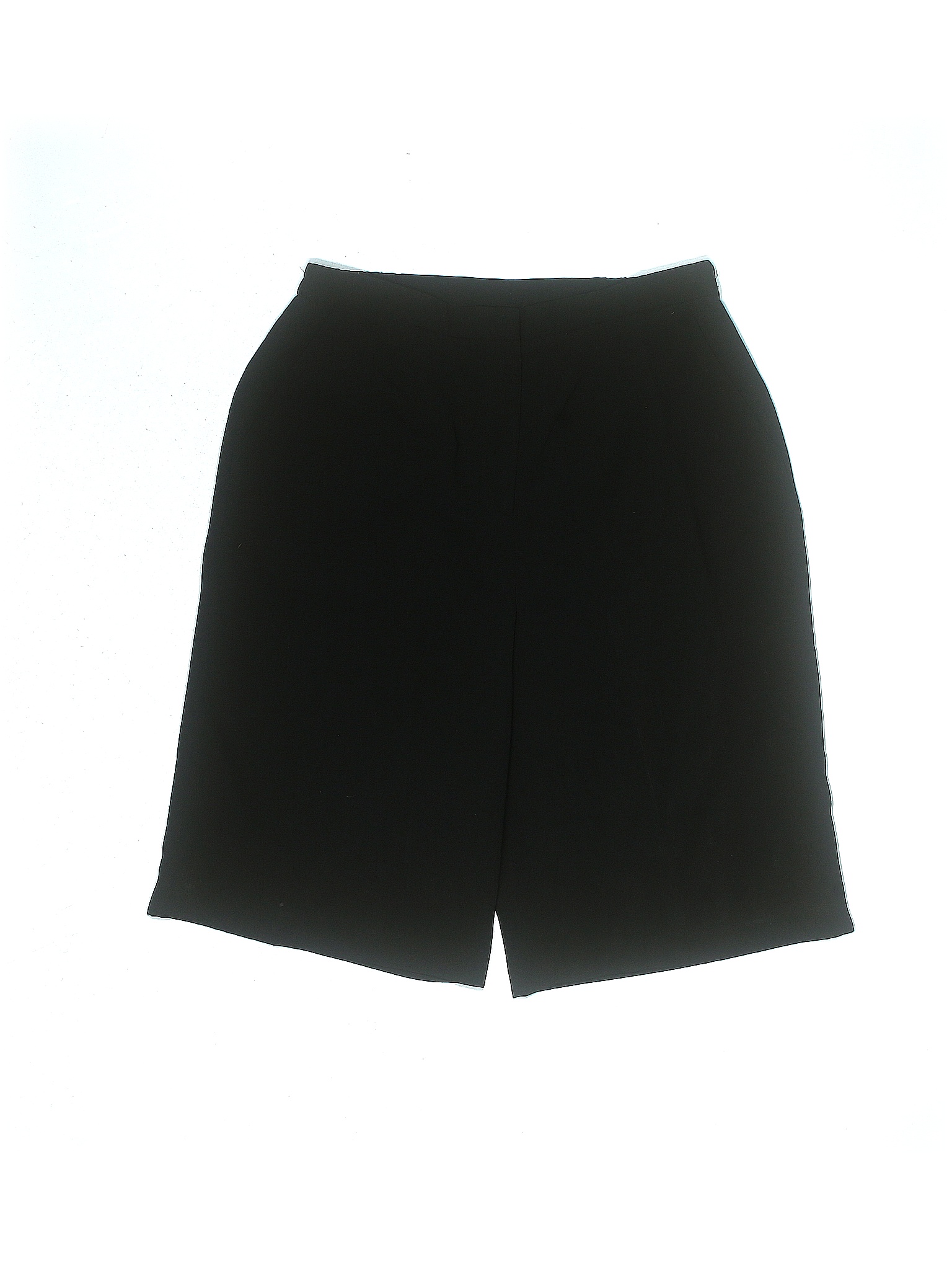 Metrostyle 100 Polyester Solid Black Dressy Shorts Size 12 75 off