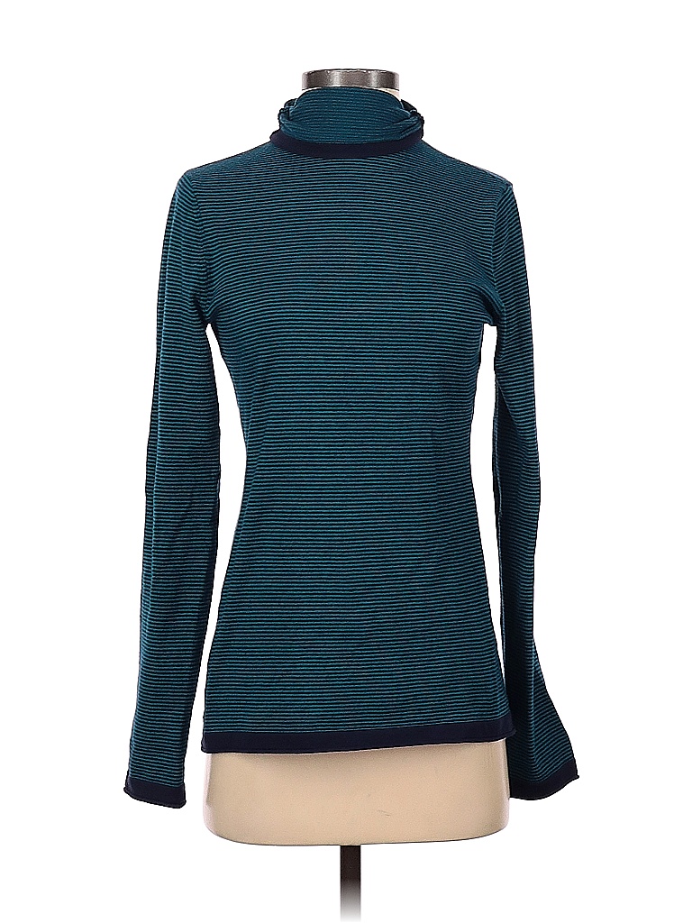 Duluth Trading Co. Stripes Teal Turtleneck Sweater Size XS - 63% off ...