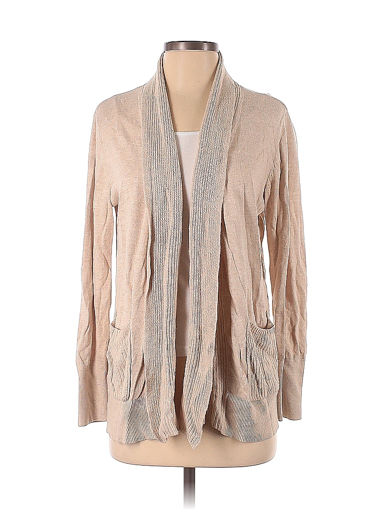 White Stag Solid Tan Cardigan Size S - 68% off | thredUP