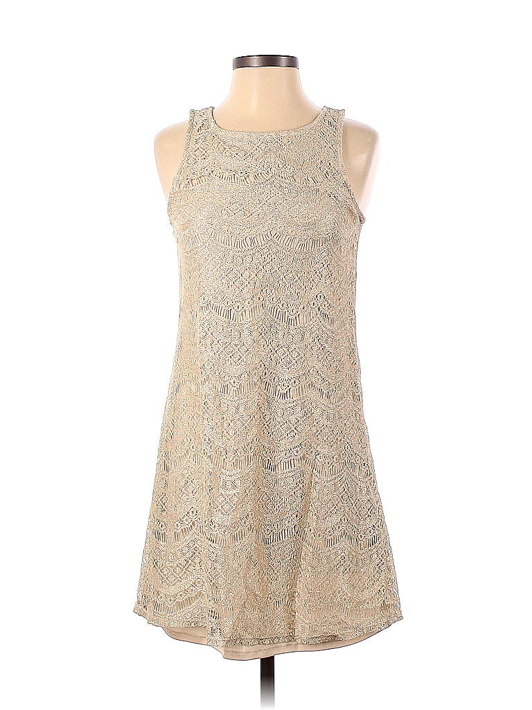 Maurices Tan Gold Cocktail Dress Size XS - 56% off | thredUP