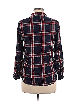 Zara TRF 3/4 Sleeve Button-Down Shirt (view 2)