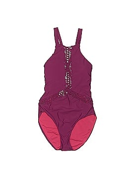 Red Carter One Piece Swimsuit (view 1)