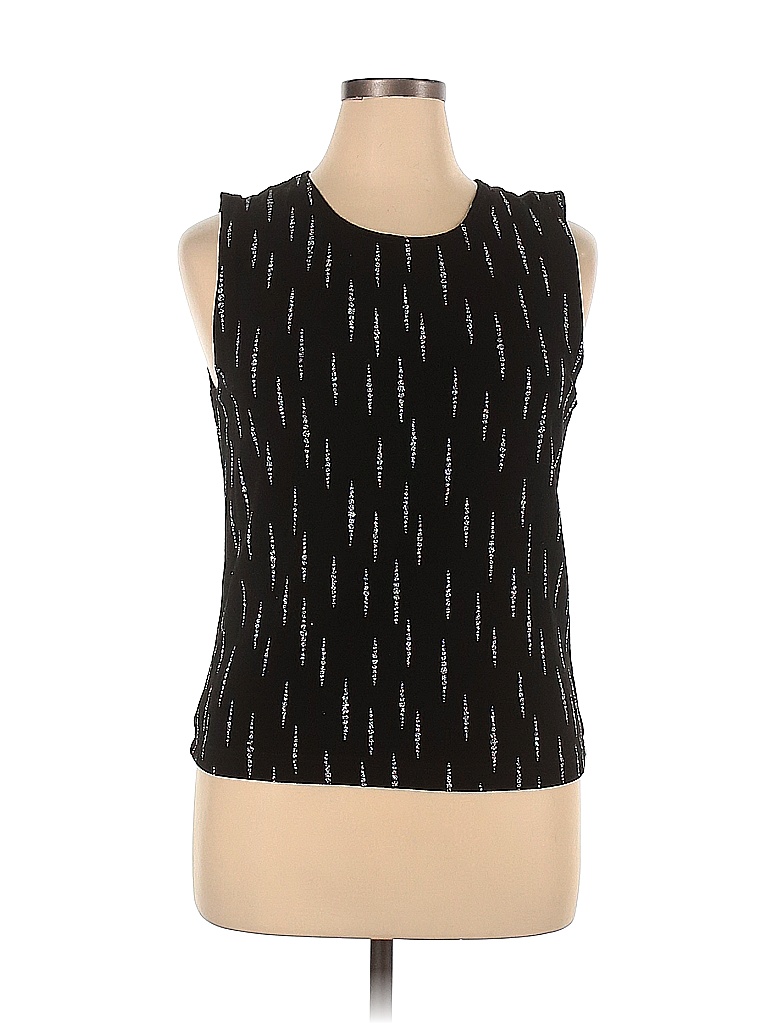 Connected Apparel Black Sleeveless Blouse Size XL - photo 1