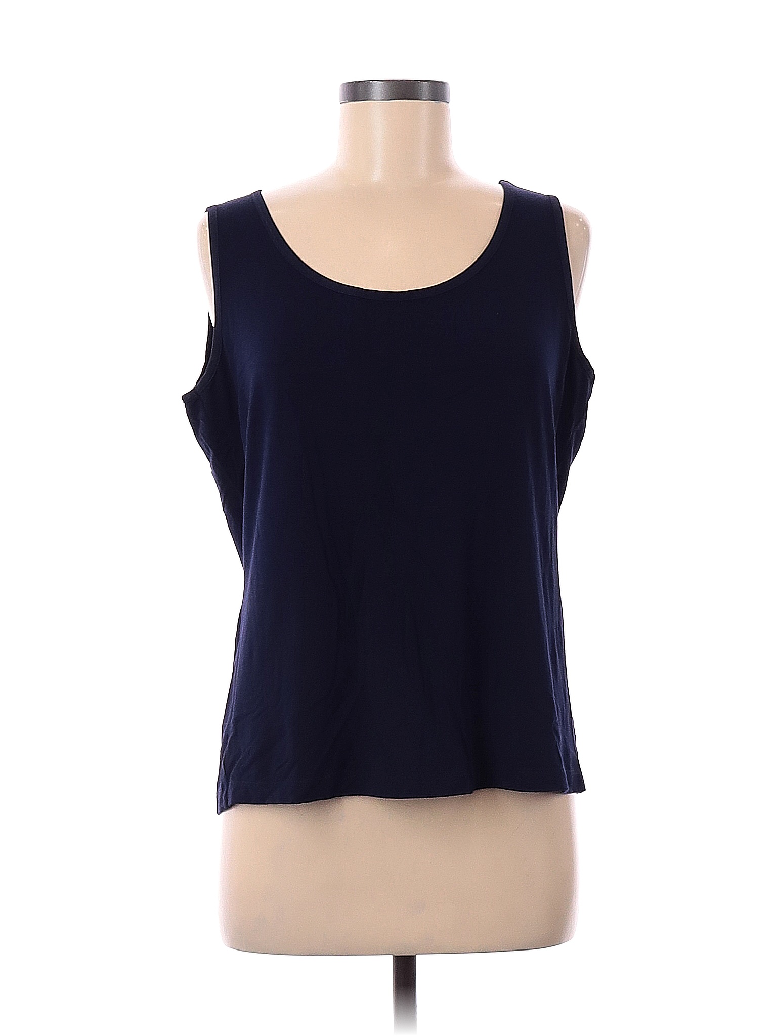 Chico's Polka Dots Navy Blue Tank Top Size Lg (2) - 74% off | thredUP