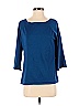 Chico's Blue 3/4 Sleeve Top Size 1 - photo 1