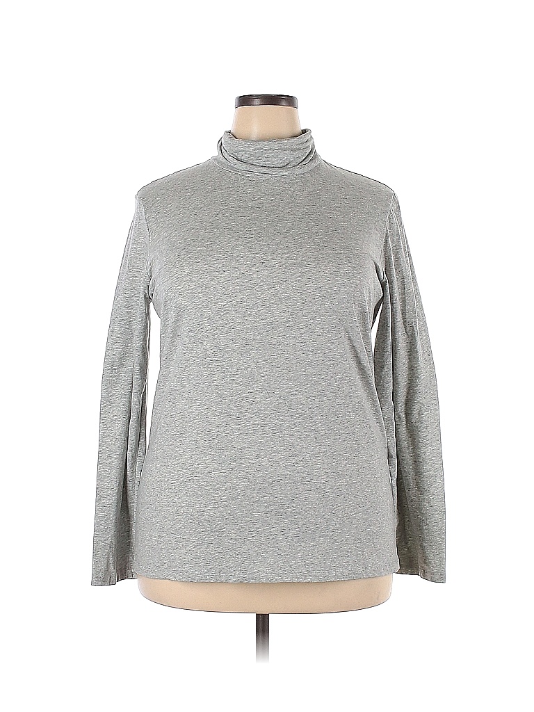 Jcpenney Gray Long Sleeve Turtleneck Size XXL 57 off thredUP