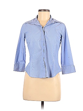 M&S 3/4 Sleeve Button-Down Shirt (view 1)