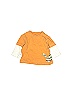 Gymboree 100% Cotton Solid Yellow Long Sleeve T-Shirt Size 3-6 mo - photo 1