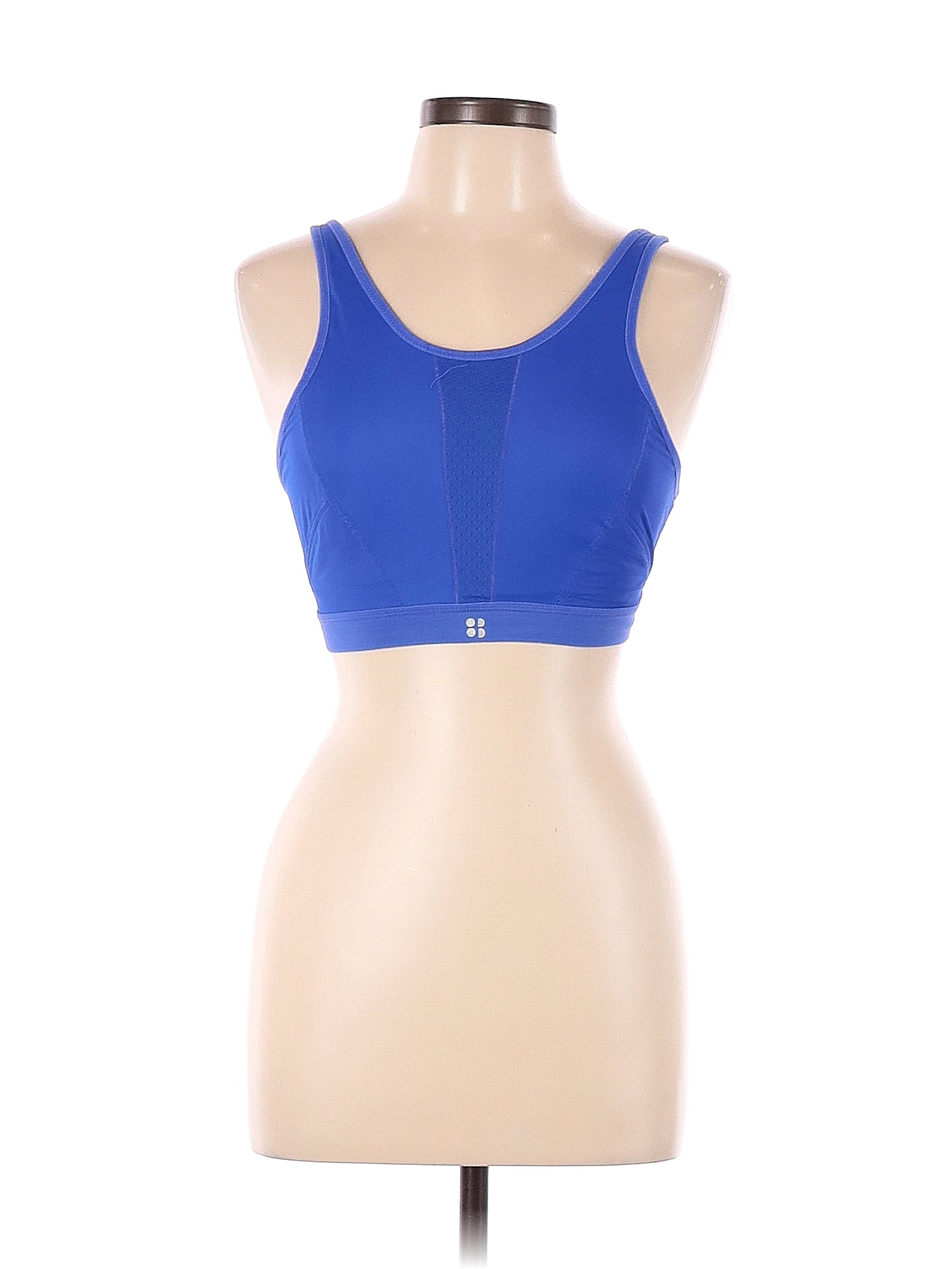 Sweaty Betty Blue Sports Bra Size Lg (32DD) 82 off thredUP