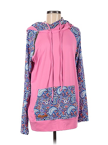 Pink discount paisley hoodie