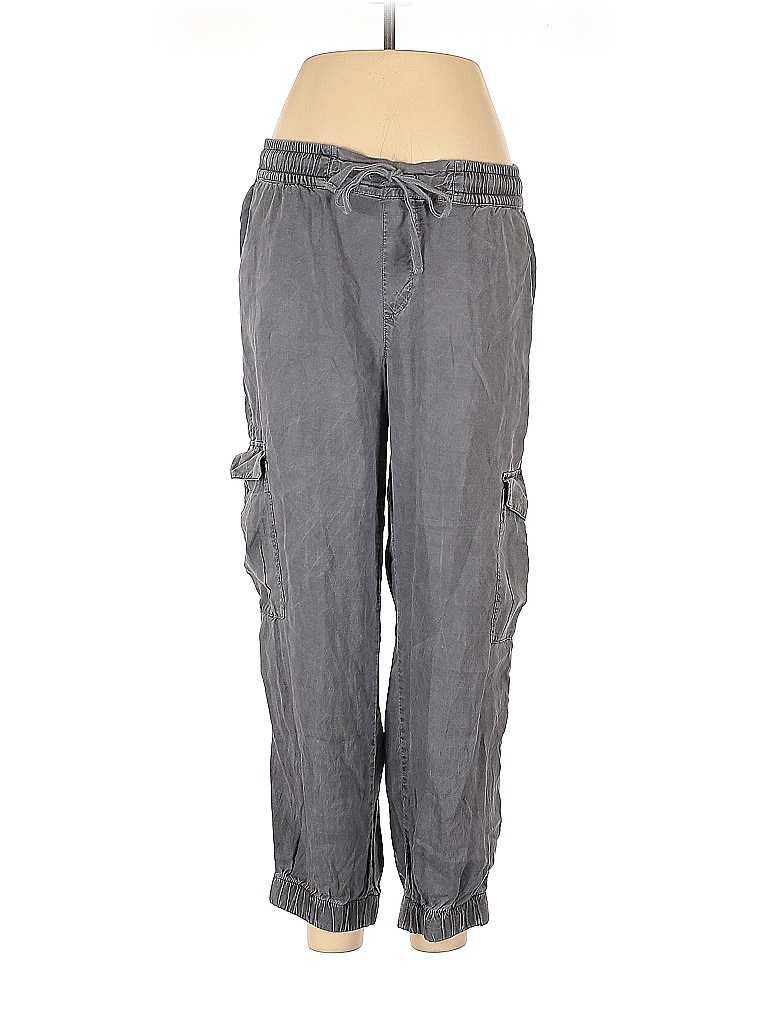 Cloth & Stone 100 Tencel Lyocell Solid Gray Cargo Pants Size M 51 off thredUP