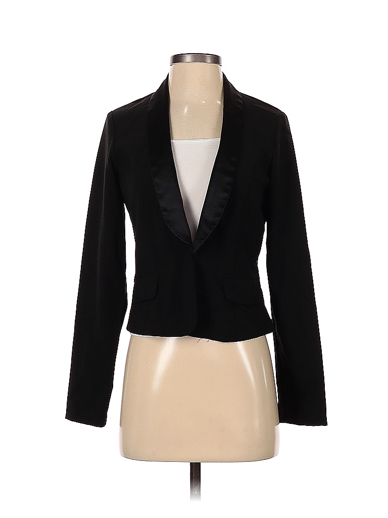 Mandee Solid Black Blazer Size S 78 Off Thredup