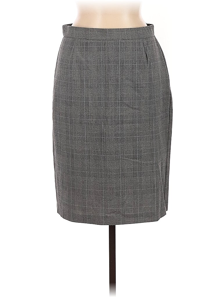 Pre-owned Briggs New York Formal Skirt In Gray