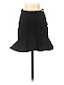 PinkyOtto Solid Black Casual Skirt Size S - photo 1