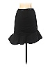 PinkyOtto Solid Black Casual Skirt Size S - photo 2