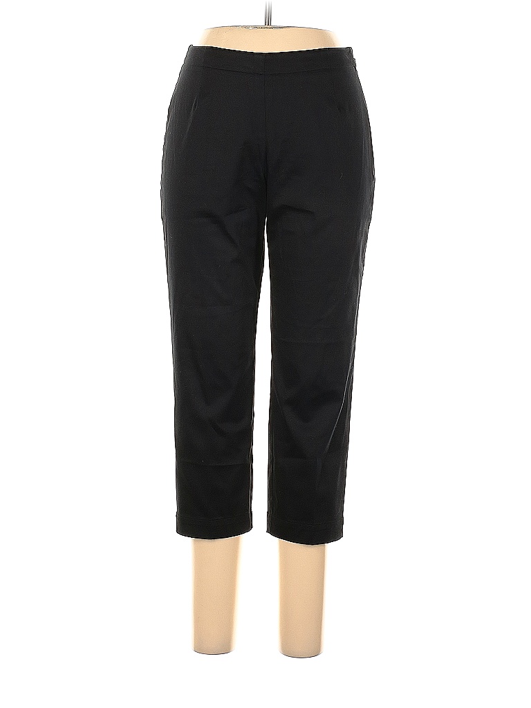 Liz Claiborne Solid Black Casual Pants Size 10 (Petite) 75 off ThredUp