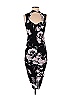 Venus Floral Motif Black Casual Dress Size XS - photo 1