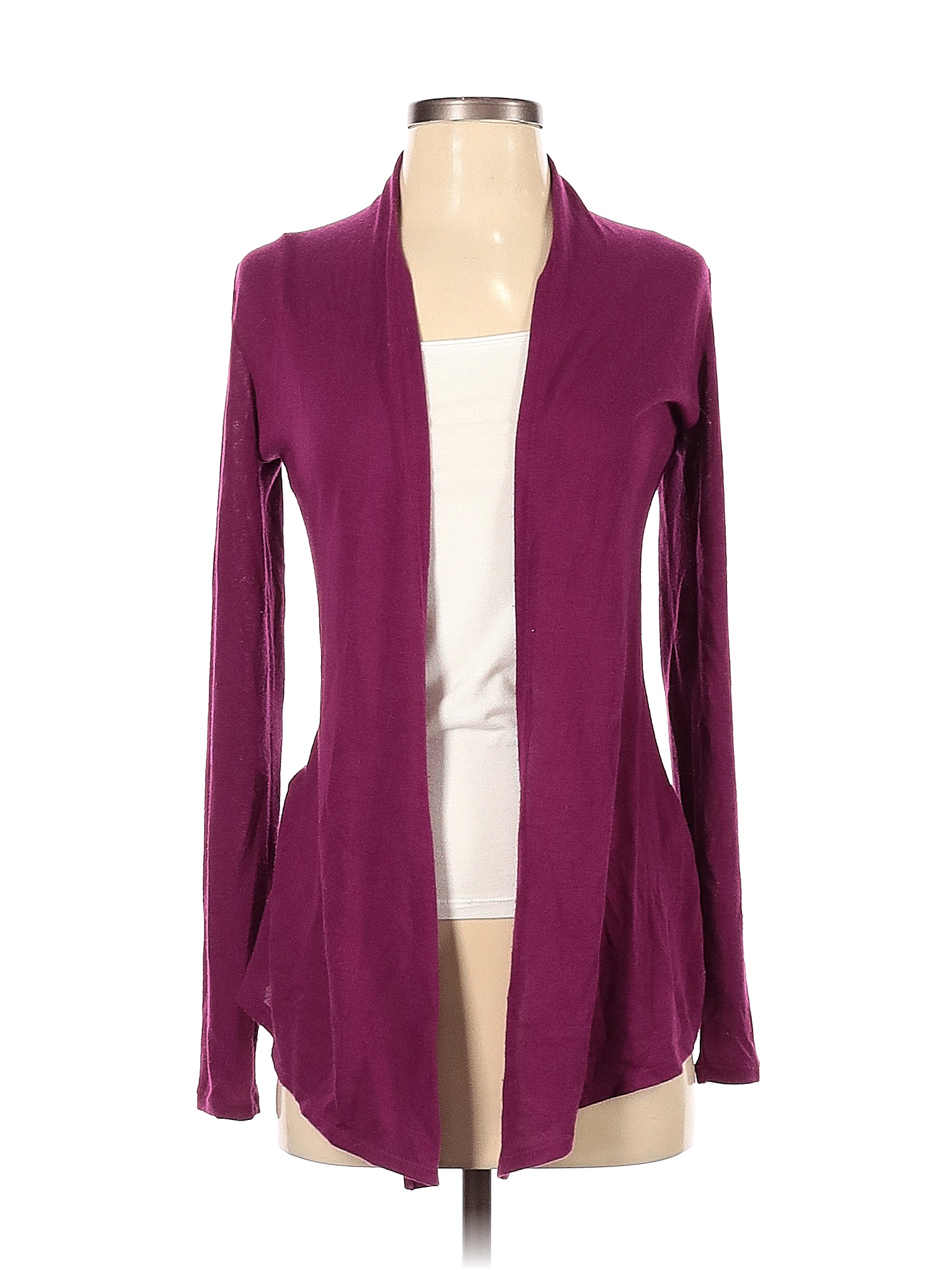 Mix by 41 Hawthorn Solid Purple Pink Cardigan Size XS - 75% off | thredUP