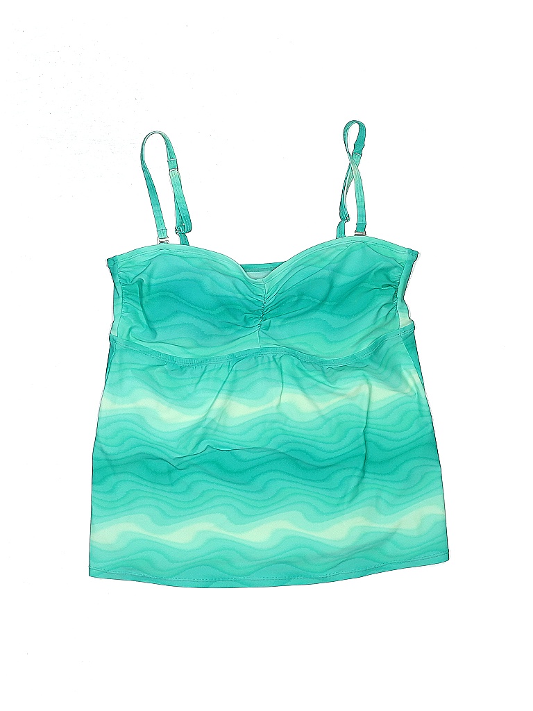 Jantzen Solid Blue Swimsuit Top Size 12 73 off thredUP