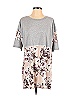 Mystree Floral Gray Casual Dress Size S - photo 1