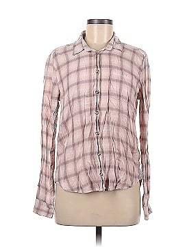 American Eagle Outfitters Long Sleeve Button-Down Shirt (view 1)