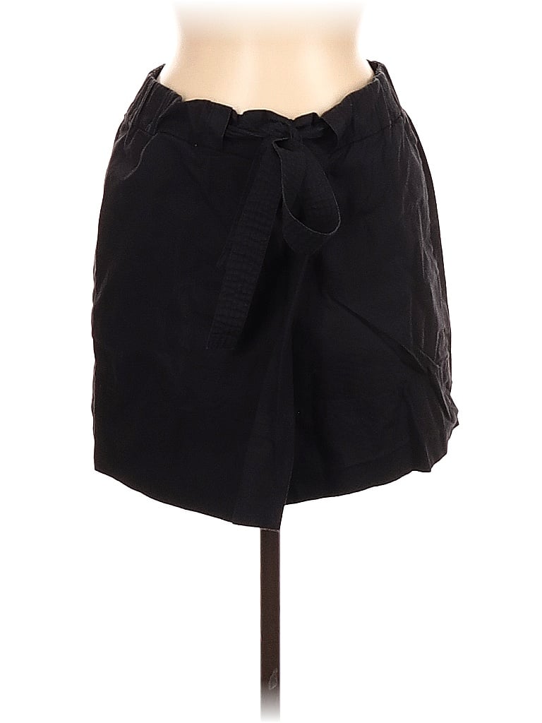 Gap 100% Cotton Solid Black Casual Skirt Size M - photo 1