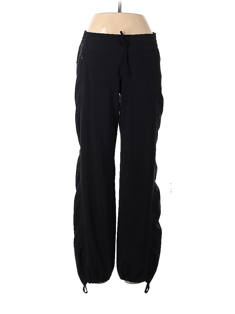 Athleta Solid Black Active Pants Size 6 (Petite) 60 off thredUP