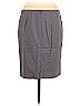 Halogen Solid Gray Casual Skirt Size 8 - photo 2
