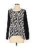 Charlie Jade 100% Polyester Black Long Sleeve Blouse Size S - photo 1