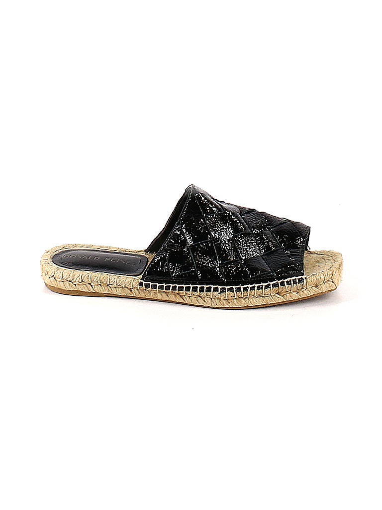 Sandales En Cuir Donald J Pliner - Taille 8 Femme - Imprimé Animal, Talon Kitten - Occasion