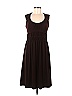 David Meister Solid Colored Brown Casual Dress Size 6 - photo 1