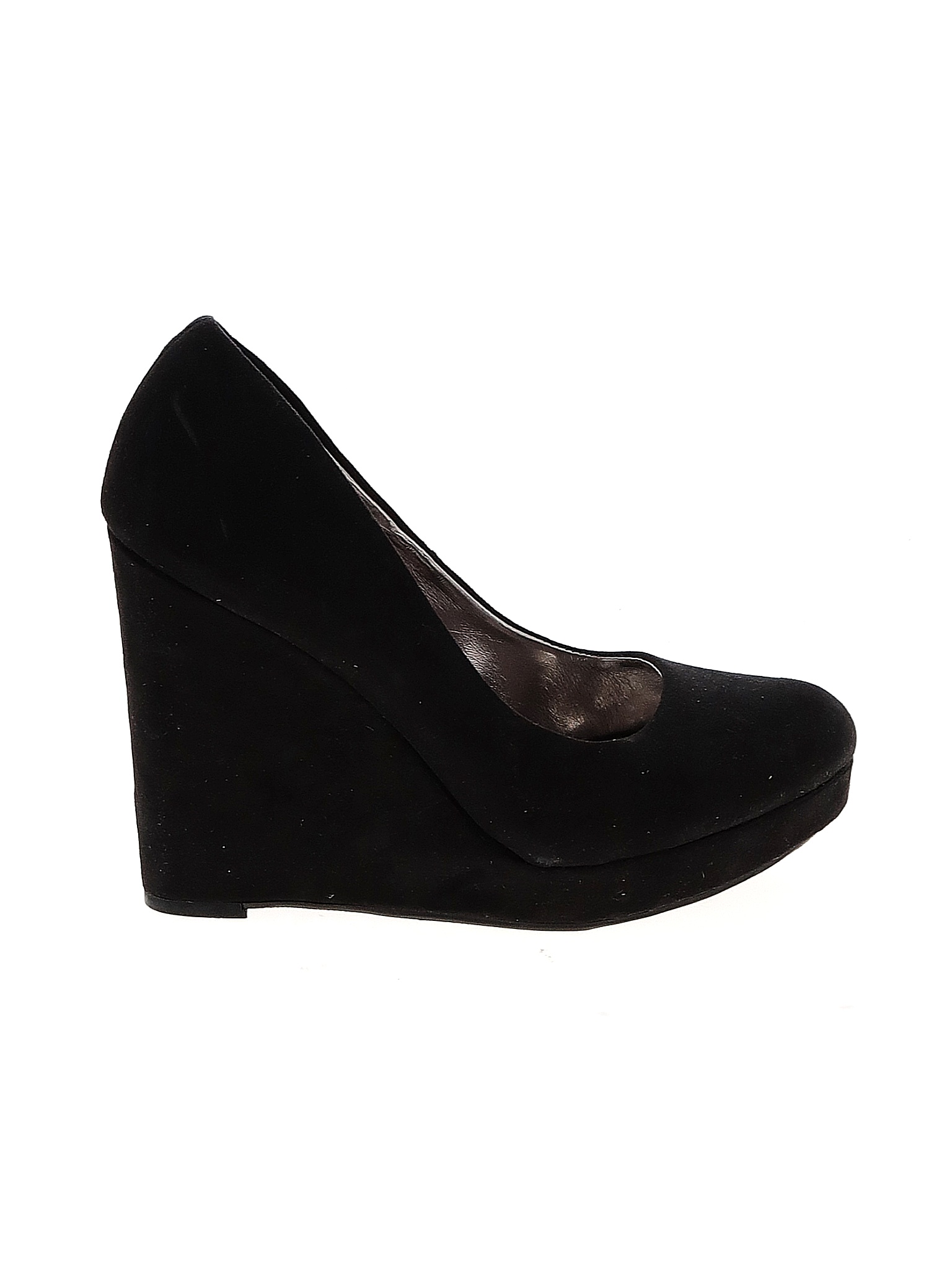 REPORT Solid Black Wedges Size 6 1/2 73 off thredUP