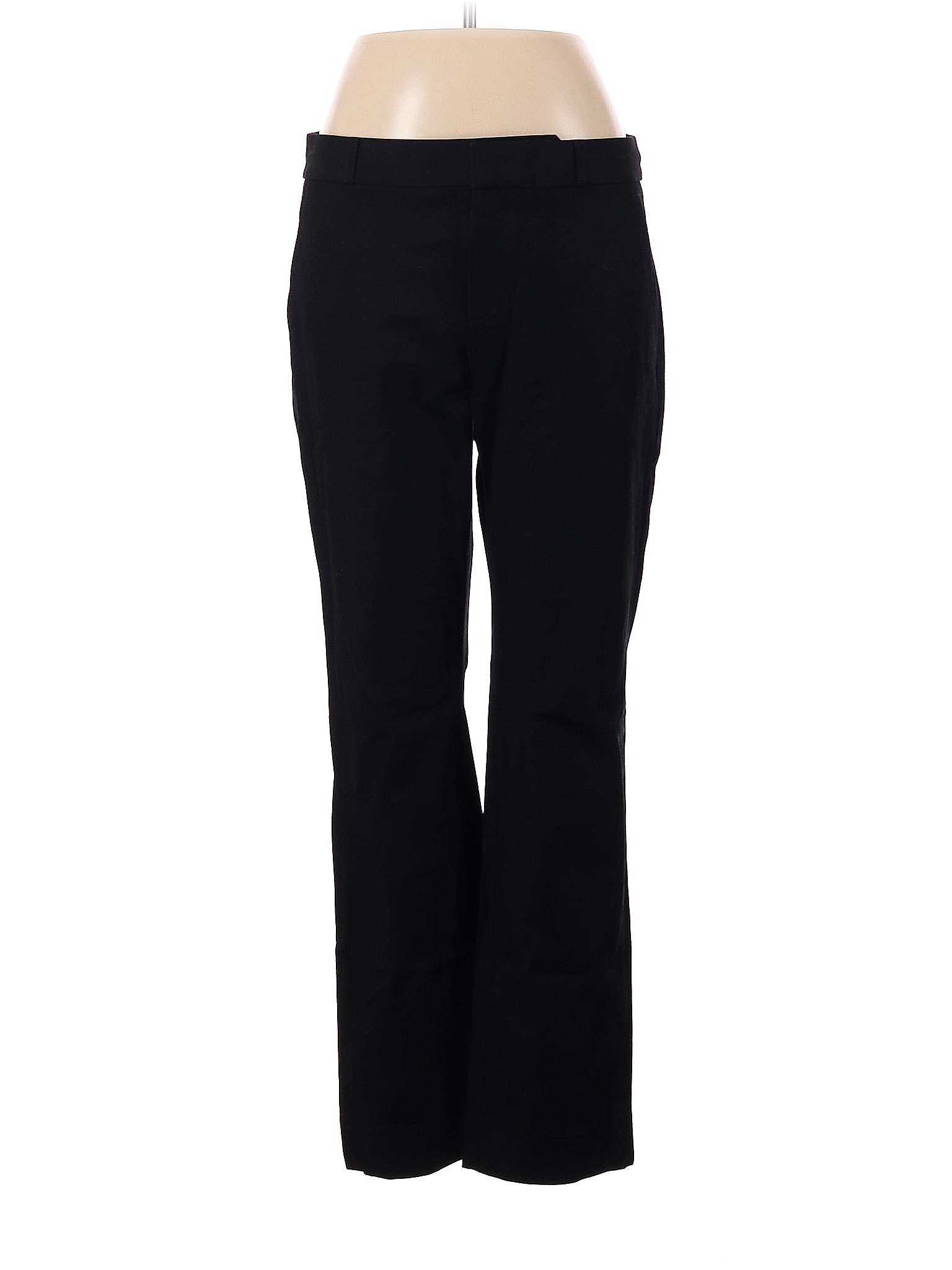 Banana Republic Solid Black Dress Pants Size 6 80 off thredUP