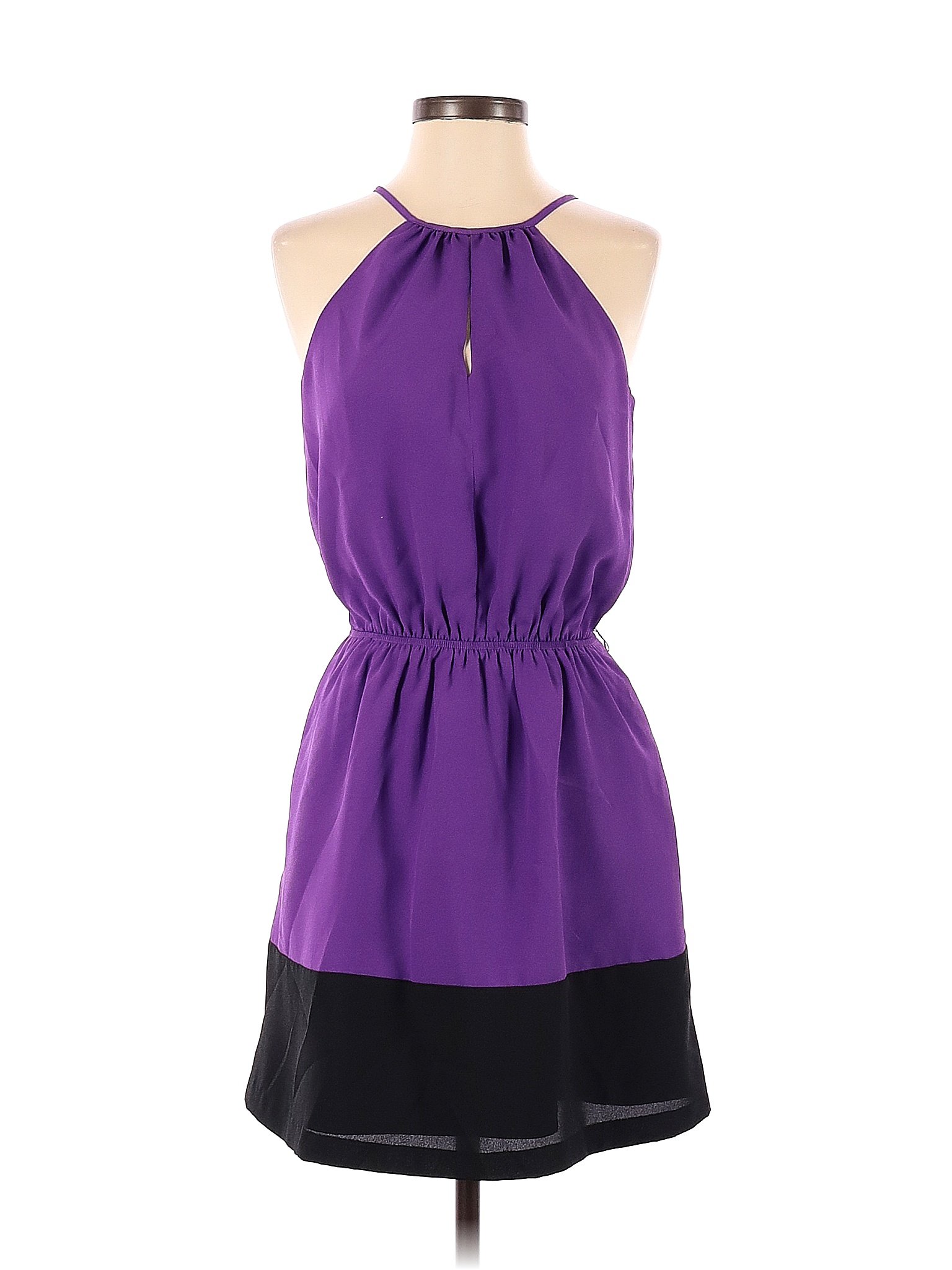 Evan Picone 100 Polyester Purple Casual Dress Size S 75 Off Thredup