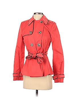 Black Rivet Solid Pink Orange Jacket 