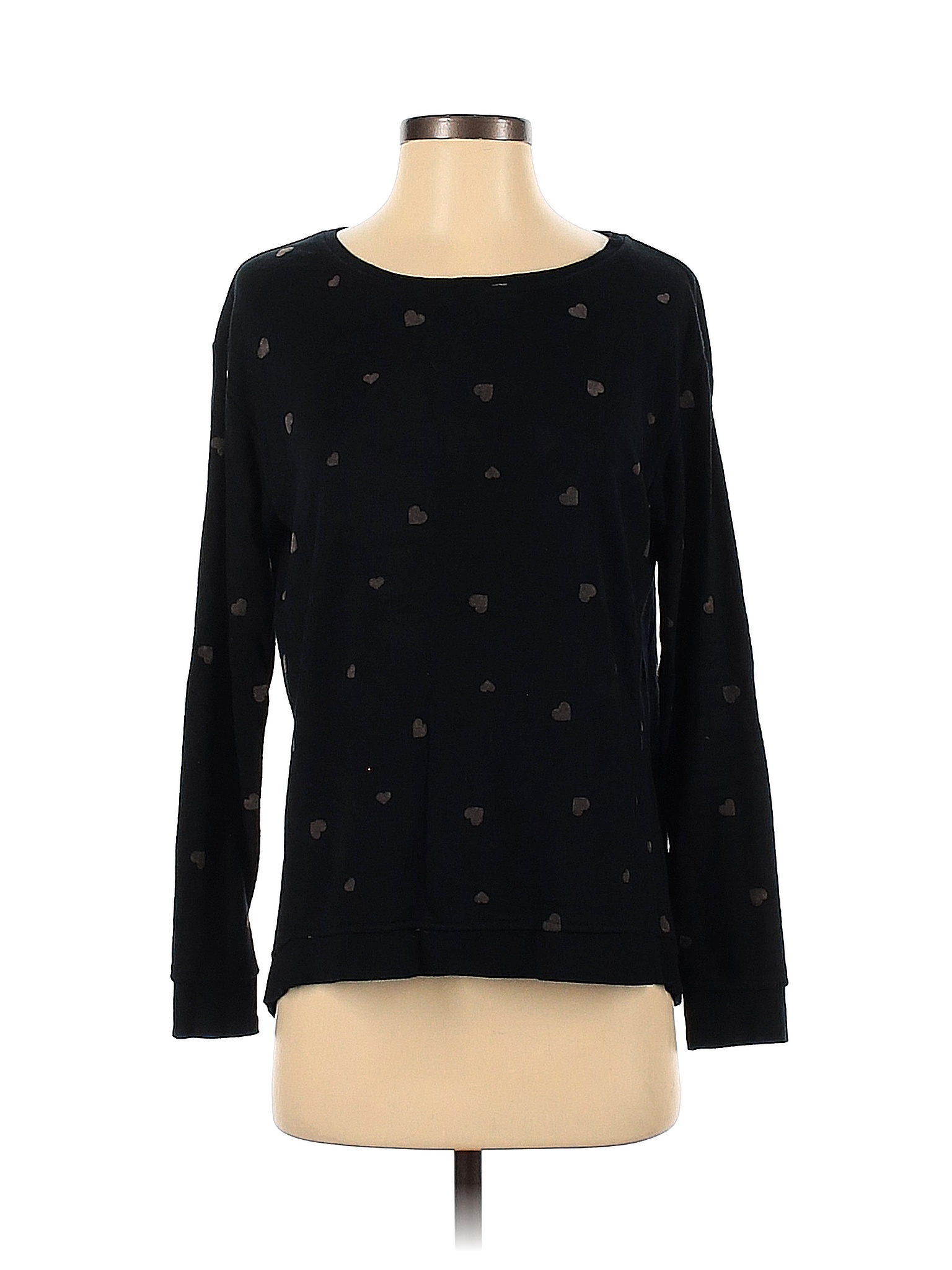 Jane and Delancey Solid Black Sweatshirt Size S - 76% off | thredUP