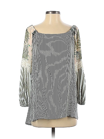 Scrapbook 3/4 Sleeve Blouse (view 1)