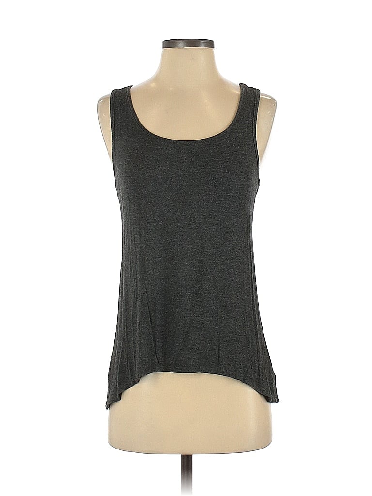 Pre-owned Rolla Coster Tank Top Gray Strapless Neckline Tops