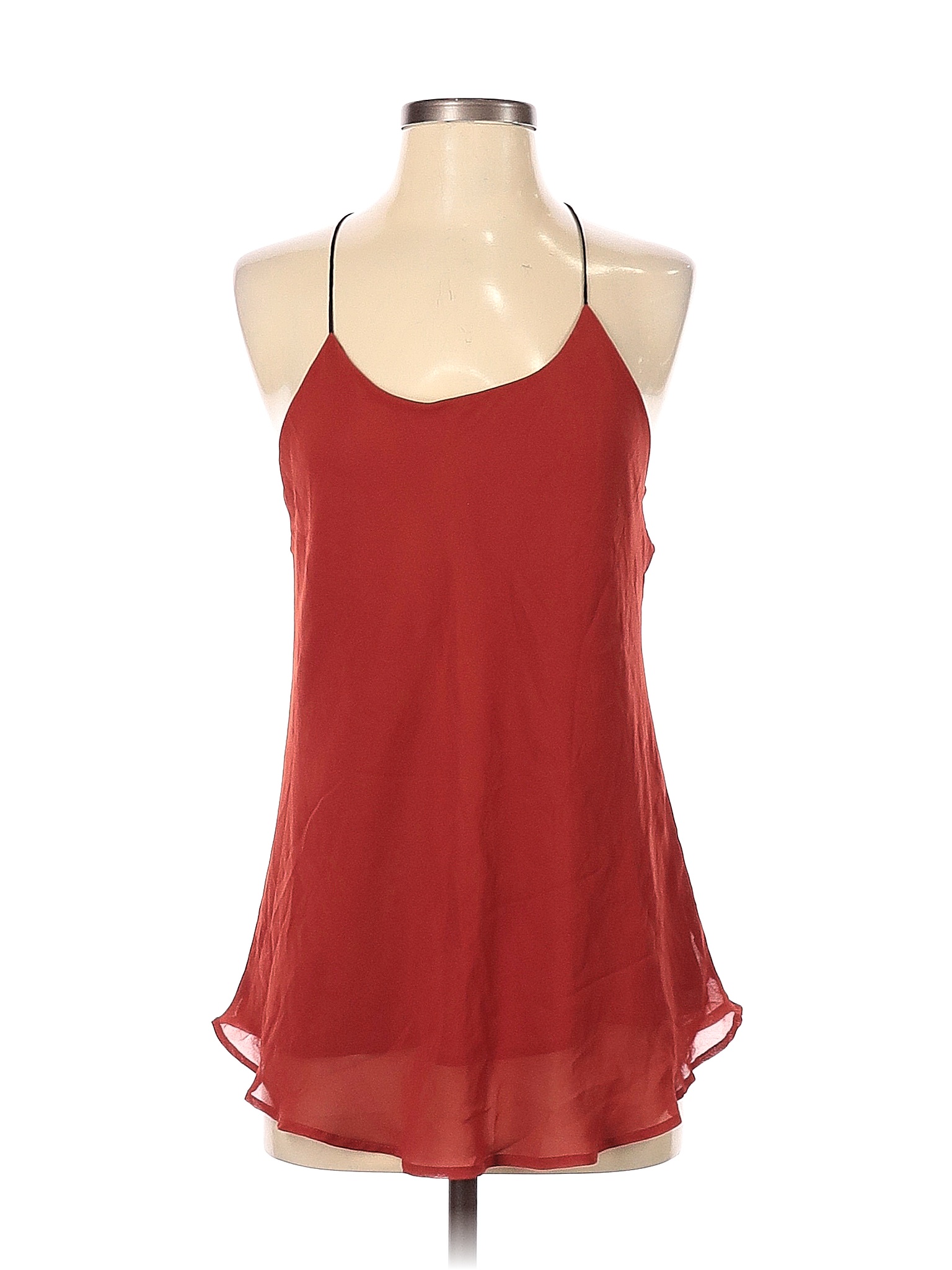 Poetry Clothing 100 Polyester Red Sleeveless Blouse Size M 80 off thredUP